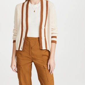 525 America V-NECK BUTTON-UP CARDIGAN SWEATER Small